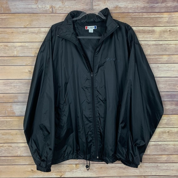 SOLD! Lexus Logo Full Zip Windbreaker by Clique - Picture 13 of 14